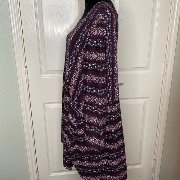 CalStyle Vintage Boho Style Long Sleeve Tunic Print Womens Size XL Cottage Y2K - Picture 2 of 8